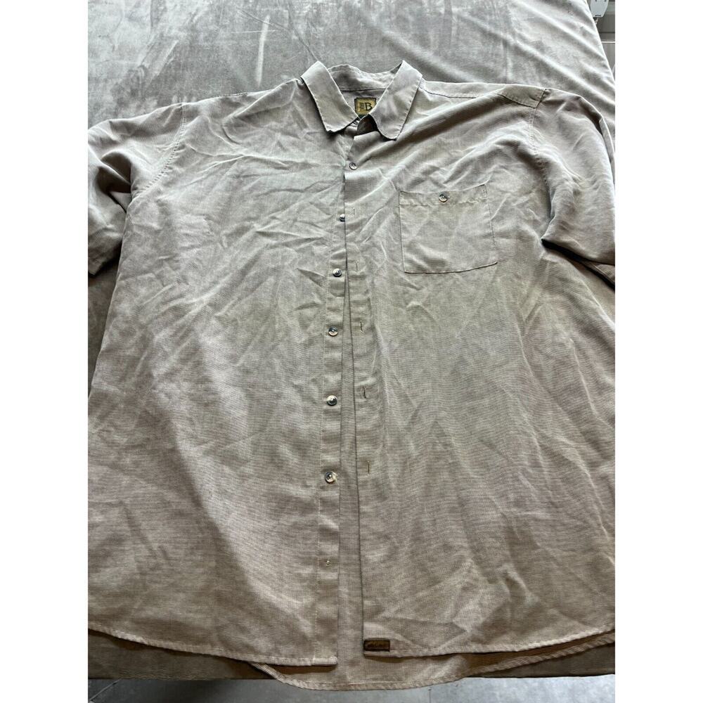 Bruno Vintage 90s Black and White Check Button Down Shirt Size 4XLT Italy